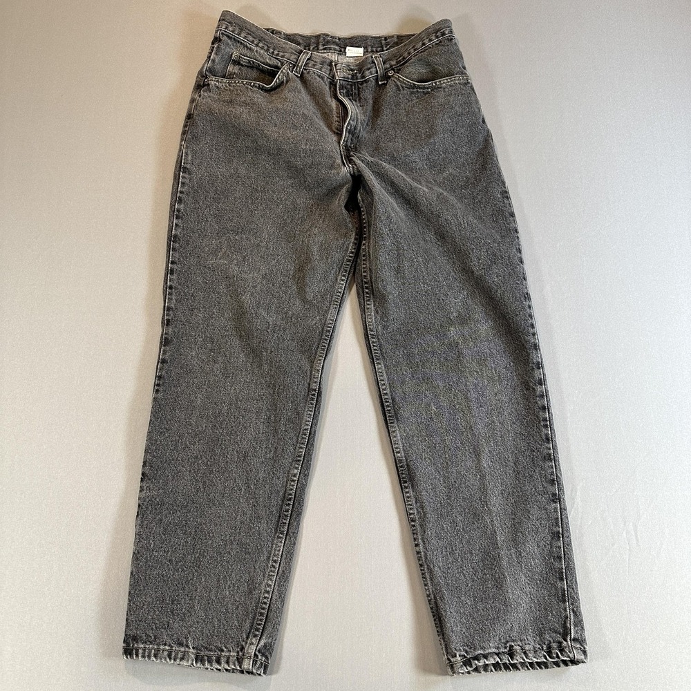 Brittania Jeans Mens 36x32 Medium Gray Regular Fit Straight Leg Denim Pants 814